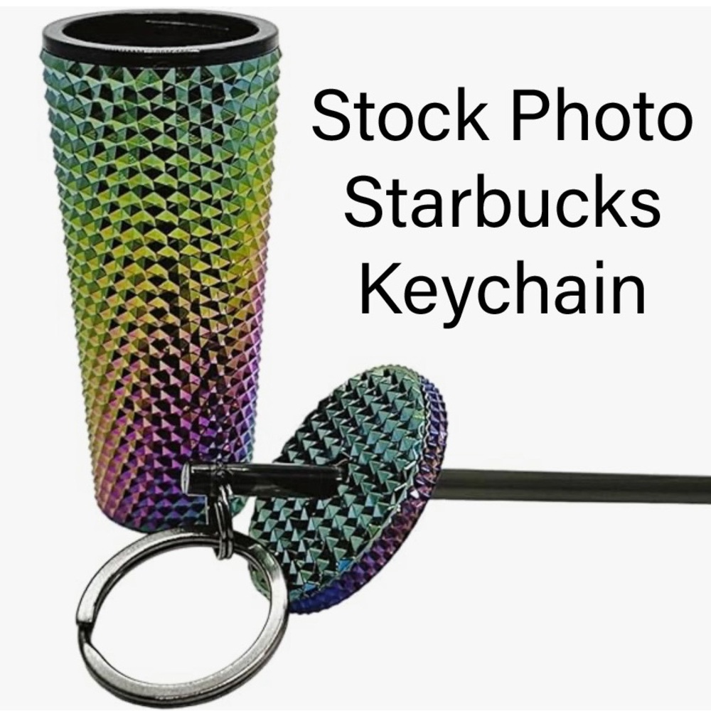 Starbucks Key Chain Ornament Oil Studded Cold Cup Key Chain Unopened… - Picture 6 of 6